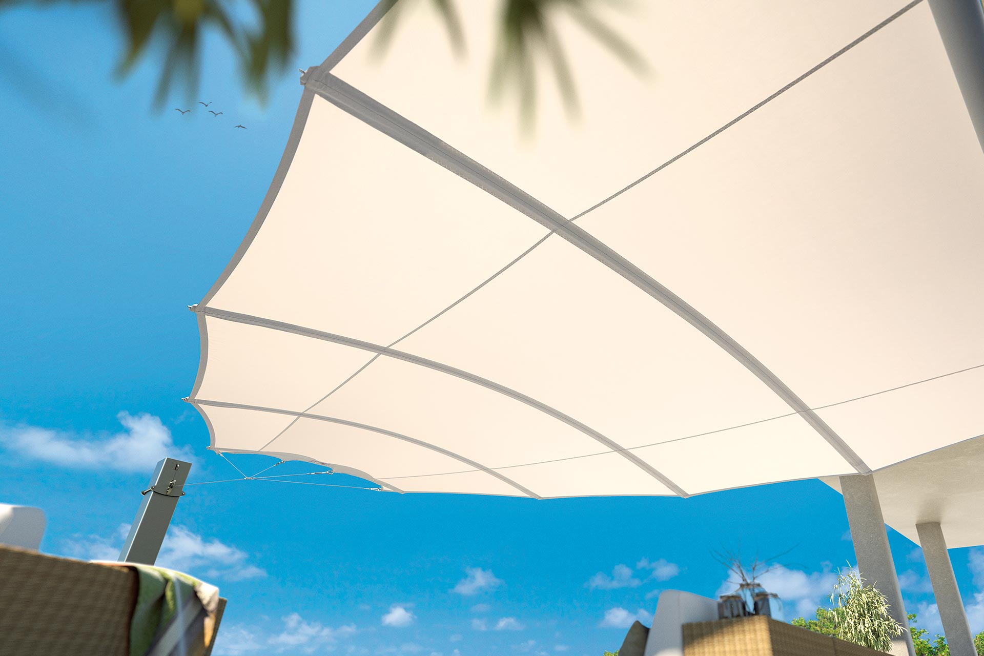 C4sun High-End Sonnensegel Elips4sun