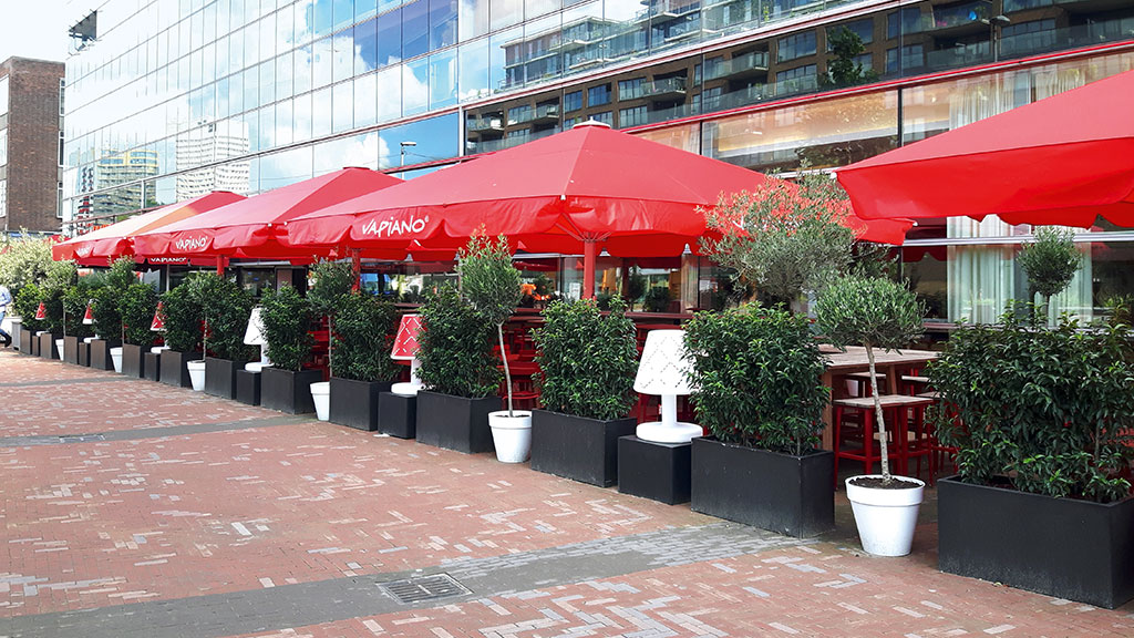 Jumbrella XL Sonnenschirm von Bahama Jumbrella XL Sonnenschirm von Bahama - Premium Sonnenschutz Lösungen im XL Format für Gastronomie Außenbereiche