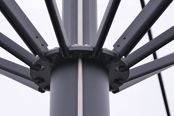 Jumbrella-XL-Schirmgestell-Detail-Bahama-de Jumbrella XL Schirmgestell